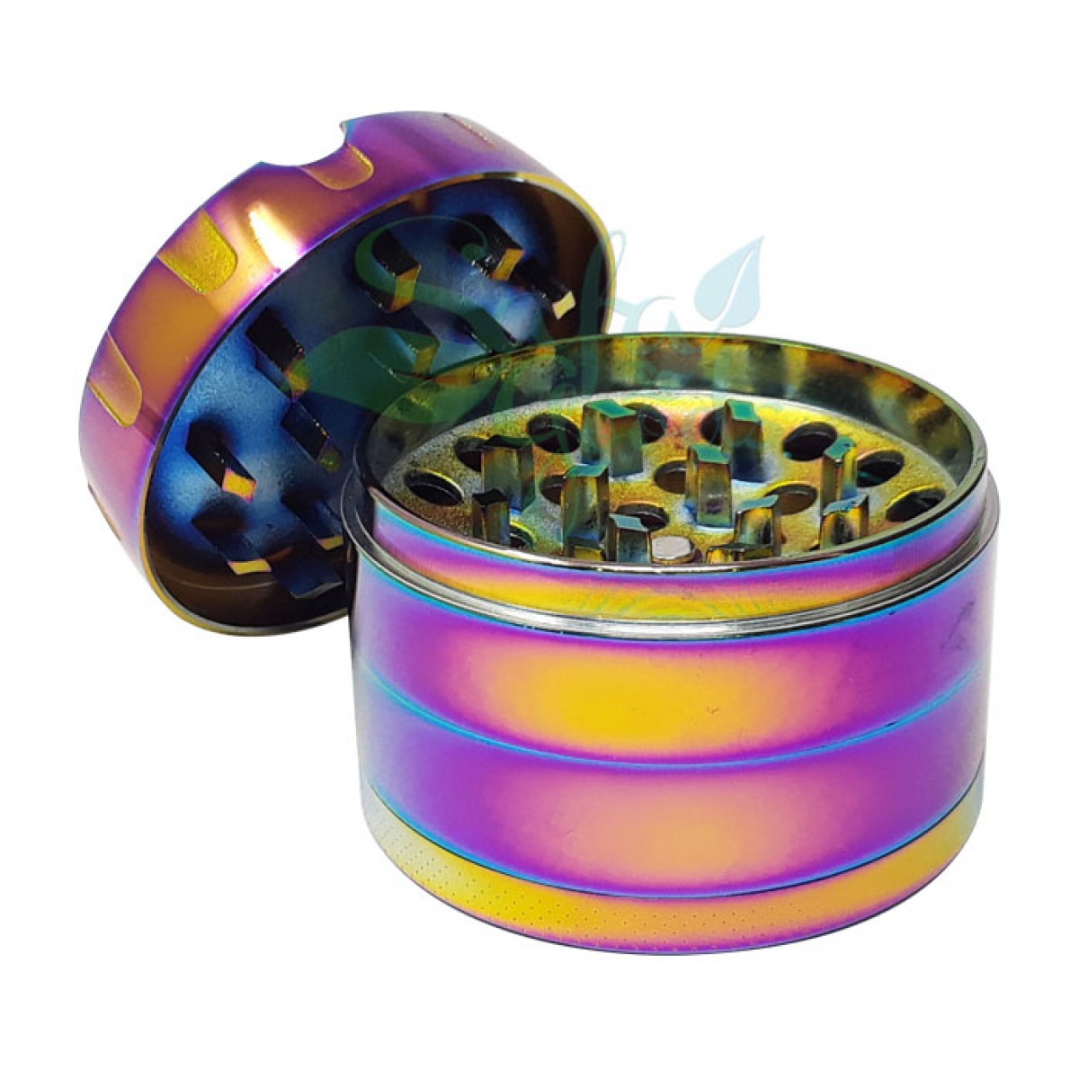 62mm Concave Iridescent Grinders 4 Stage 6pc